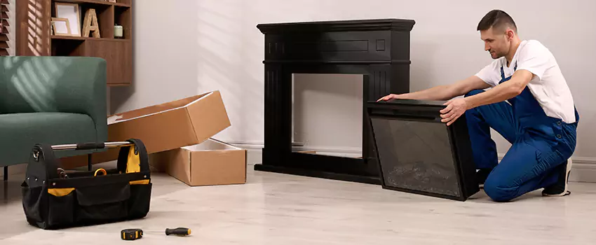 Old Rusted Metal Fireplace Repair And Replacement in Lake Butler, FL